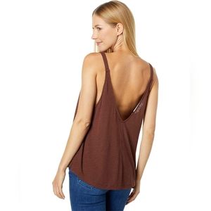 Free People Brown Swing Tank Top Small